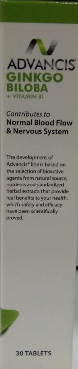 Advancis Ginkgo Biloba